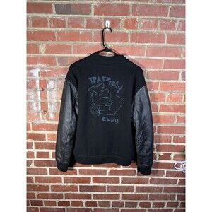 Vintage 90s Bad Boy Club Bomber Jacket Life’s A Beach California USA Adult Large